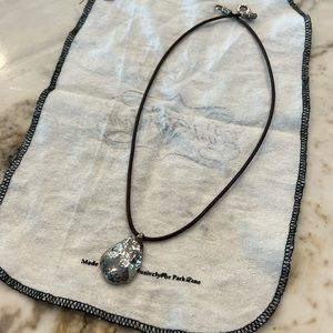 Silpada silver nugget necklace